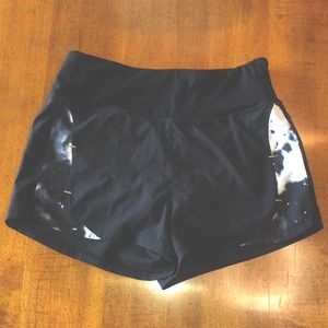 Black Adidas Marble Athletic Shorts XS Primeblue